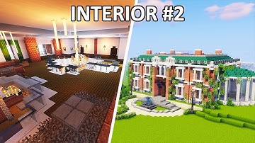 Minecraft: How To Build a interior  in a VICTORIAN BRICK MANSION 2 (Minecraft House Tutorial)