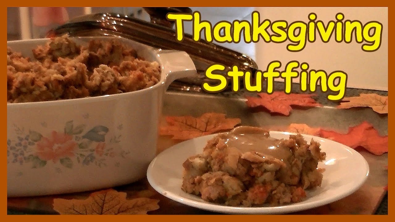Thanksgiving Stuffing YouTube