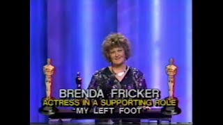 Brenda Fricker Winning Oscar In 1990