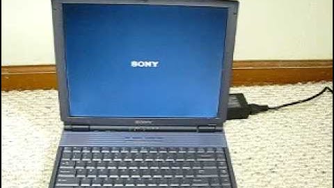 Sony Vaio PCG-F350 with Puppy Linux