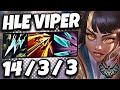 Zeri vs jinx adc  hle viper  korea challenger patch 146 