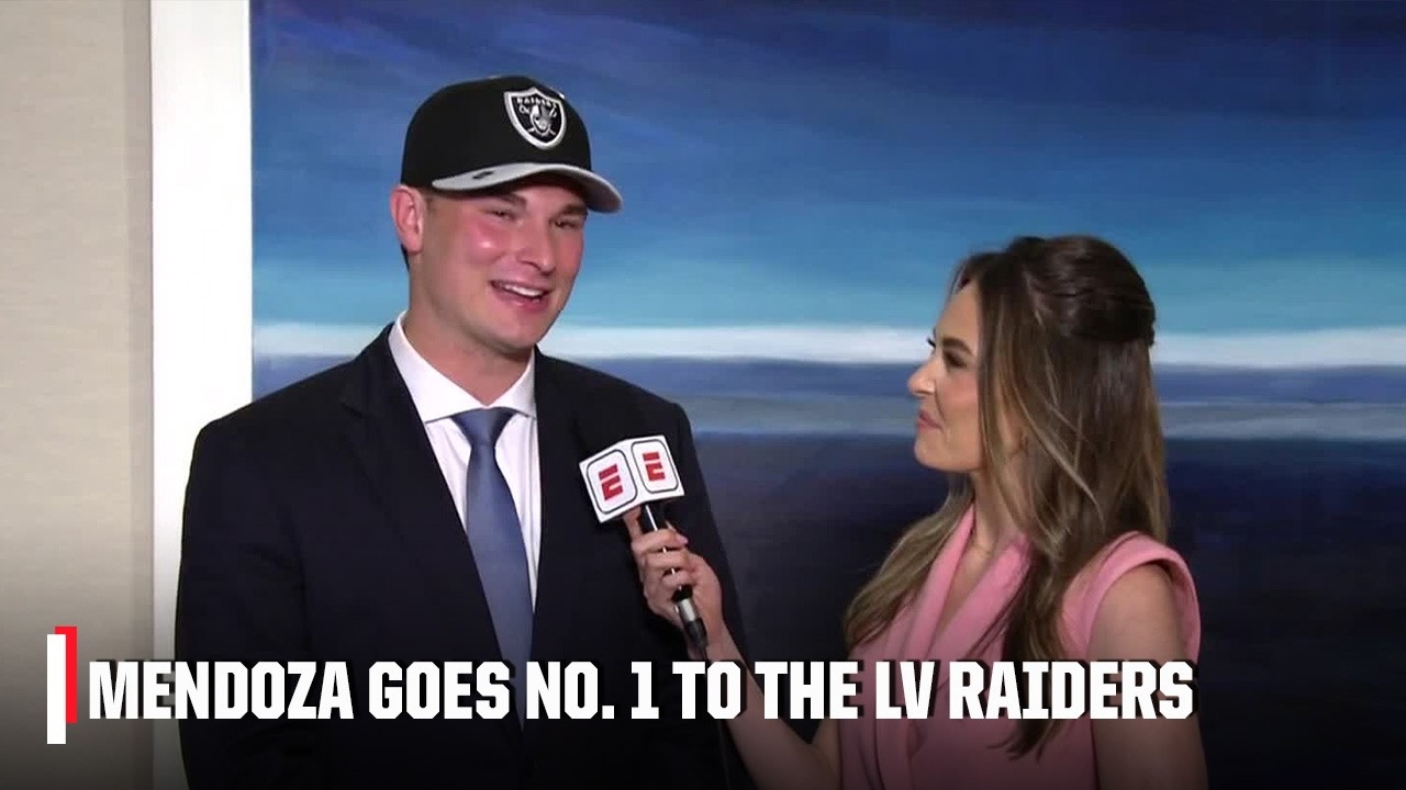 Fernando Mendoza on going No. 1 to LV Raiders: GREAT organization! GREAT legacy! | 2026 NFL Draft