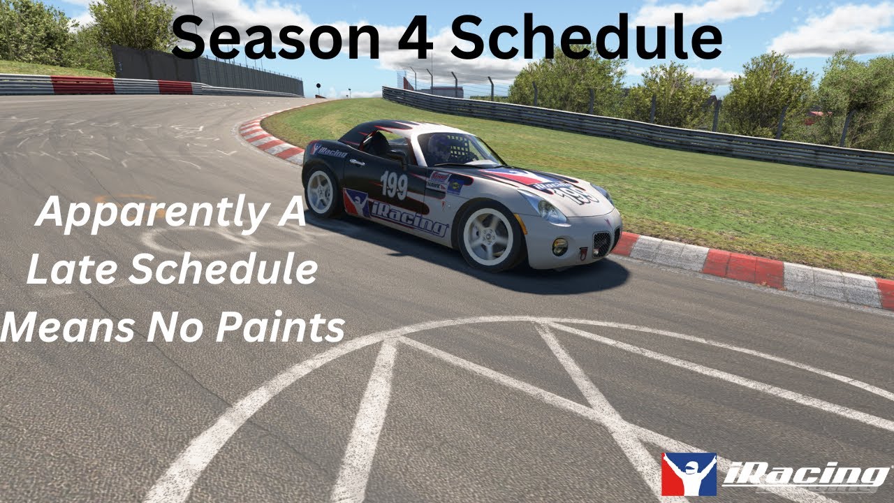 Iracing Schedule 2027 Season 4