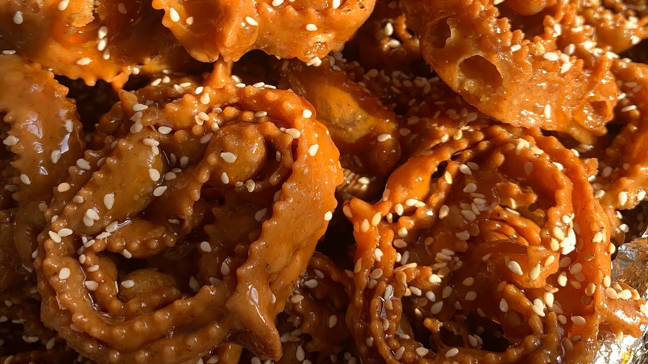 باقي مصيبتيهاجبت ليكم شباكية اقتصادية ولذيذة بنص كيلو دقيق معلكة تشبيك ساهل ديري الباروك وصفات رمضان