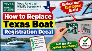 How to Replace Texas Boat Registration Decal