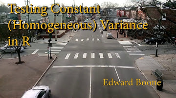 Tests on Constant (Homogeneous) Variance in R