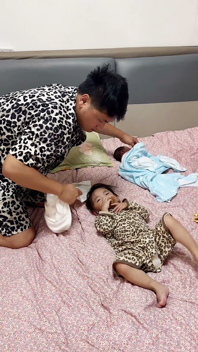 As expected, the only one who can give the child such a sense of security is ~ the child's father,
