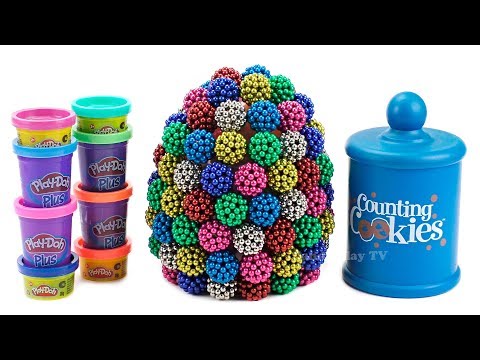 huge-magnetic-balls-surprise-egg-|-learn-colors-with-play-doh-for-kids-|-learn-to-count-from-1-to-10