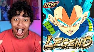 WOAH!!! New LEGEND Super Saiyan Blue Vegeta Reveal and Reaction on Dragon Ball Legends!