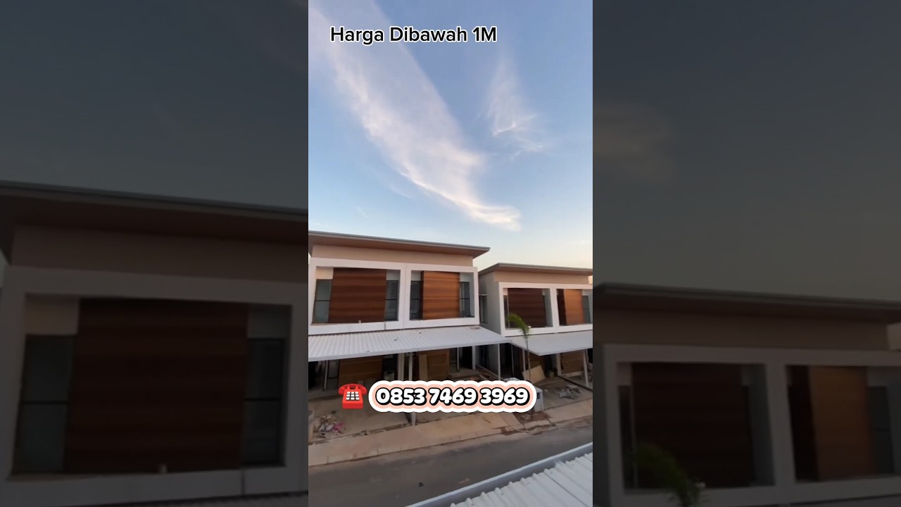 Rumah 2 lantai berlokasi di Batam Center. Harga Dibawah 1M gayss #perumahanbatam #hunianbatam