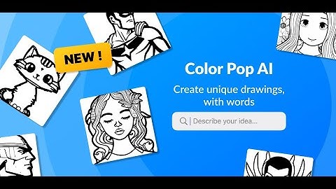 COLOR POP AI - World’s first AI coloring pages generator