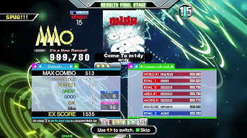 [DDR A3] Come To m1dy (DSP-15) 999,780 PFC