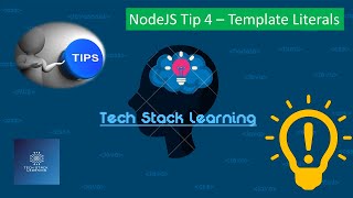 NodeJs Tip 4 | Use Template Literals | Top Tips and Tricks for Clean and Efficient Code
