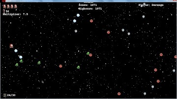 small school project - geometry wars