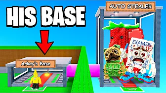 AUTO STEALING BASE TROLL in Steal A Brainrot 😂