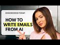 Master Email Writing with AI | ChatGPT Prompts for Professional EmailsI