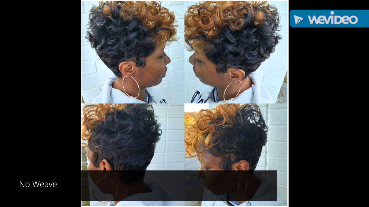 SHORT PIXIE CUT WITH CURLS AND WAVES - YouTube