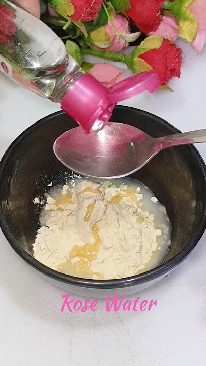 Besan Rose Water Face Pack #shorts #shortsfeed #youtube #viral