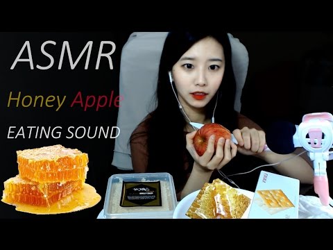 [한국어 ASMR]벌집 생꿀과 함께 사과와 참 크래커 이팅사운드!(Hive honey,apple EATING SOUND,MUKBANG,REALSOUND) - [한국어 ASMR]벌집 생꿀과 함께 사과와 참 크래커 이팅사운드!(Hive honey,apple EATING SOUND,MUKBANG,REALSOUND)