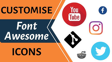 Customise Font Awesome 5 Icons | Use Font Awesome Animated Icons | Hindi