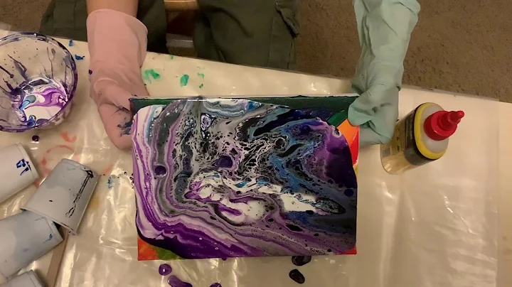 Flip cup Art with acrylics part 2