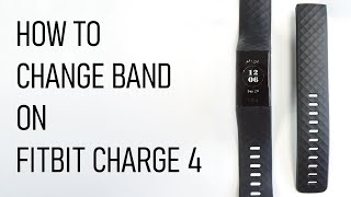 How To Change The Band On The Fitbit Charge 4 - EASY STEP BY STEP TUTORIAL!