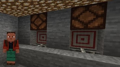 Showing Off My Archery Target Practice Machine in Minecraft