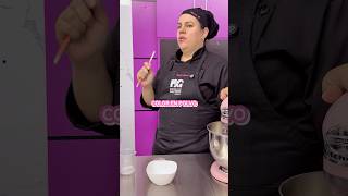 Cómo usar correctamente el colorante en polvo en tu crema #chantilly