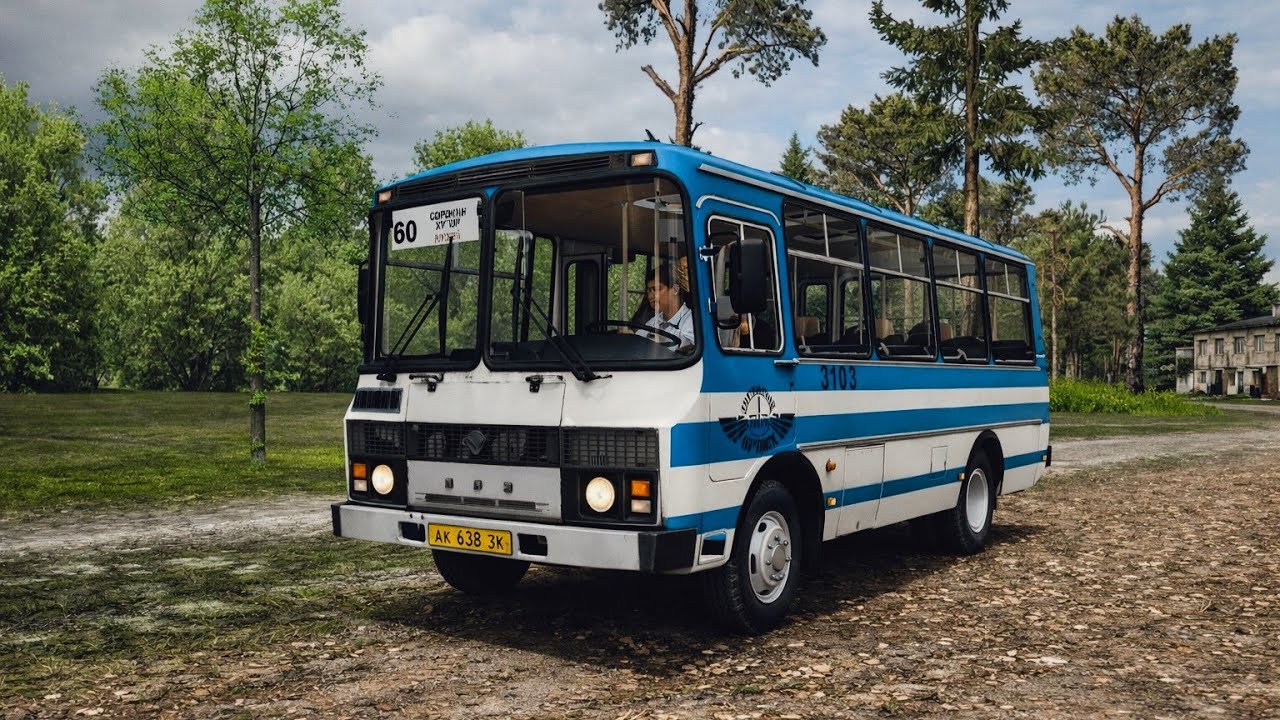 Старый ПАЗ 32051 из города Брянск Omsi 2