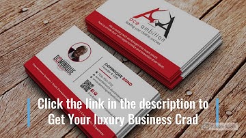 Create professional business card design
