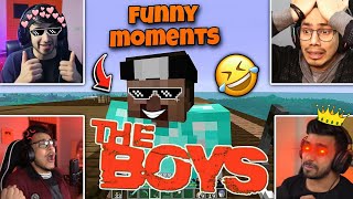 Indian Gamers "Funniest" Moments in Minecraft ⭕ Techno Gamerz, YesSmartyPie, Gamerfleet, Live insaan