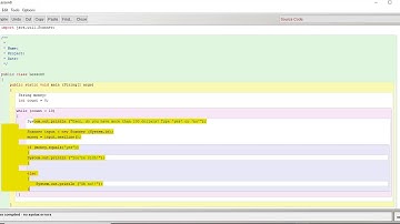 Java - BlueJ - Lesson 8: How to use the While Loop