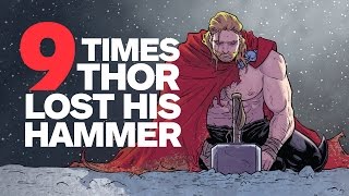 9 Times Thor Lost His Hammer Mjolnir