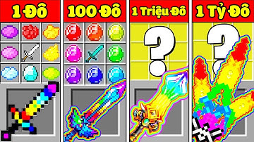 JAYGRAY CHẾ TẠO THÀNH CÔNG THANH KIẾM 1 TỶ ĐÔ LA TRONG MINECRAFT*THỬ THÁCH CHẾ TẠO VŨ KHÍ MẠNH NHẤT