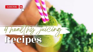 4 Yummy WEIGHTLOSS Juices | FREE Recipes | ASMR | Health & Fitness ft @Namawell