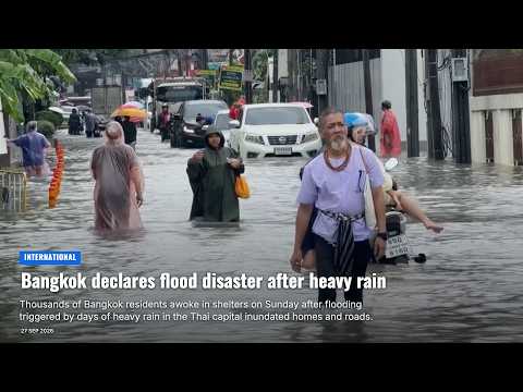 Bangkok declares flood disaster after heavy rain