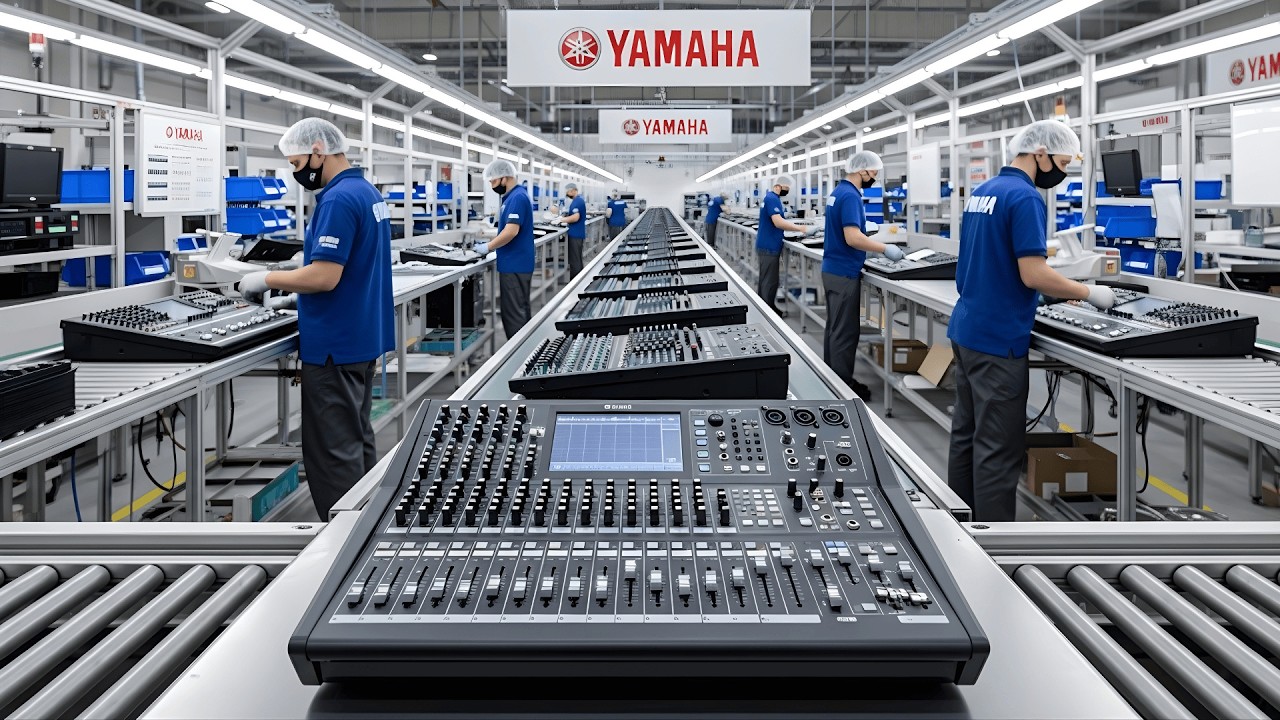 How Yamaha Digital Mixers Are Made — Inside a Pro Audio Factory