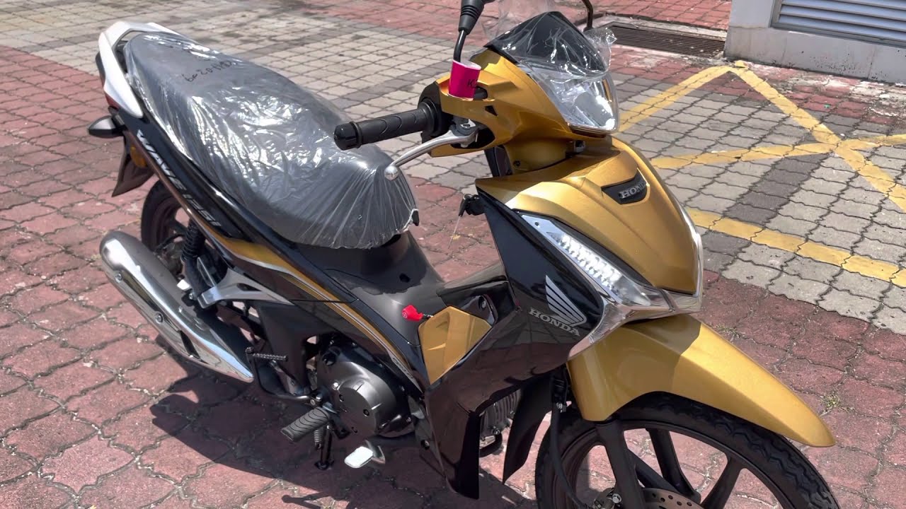 Honda Wave 125i - Walkaround (Gold) - 2021 (Outdoor) - YouTube