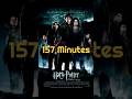 All Harry Potter movies Runtime #harrypotter #potterhead #wizardingworld #harrypottermemes