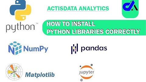 Learn how to Install fundamental data analysis libraries in Python using command prompt & Jupyter
