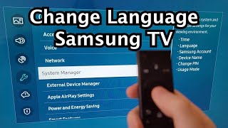 How to Change Language on Samsung Smart TV! screenshot 3