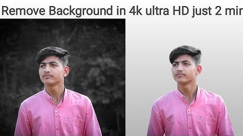 how to remove photo Background in 4k HD just 2 minutes