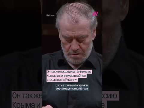 Певчих — об отмене в Италии концерта дирижера Гергиева
