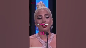 Lady Gaga is literally crying 🥺 #shorts