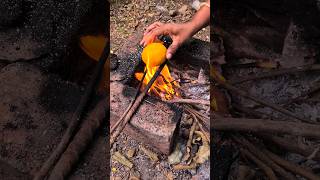 कधी संत्री भाजली का Roasted Orange naturallyroastedjuice chulivarcharas shorts roastedorange