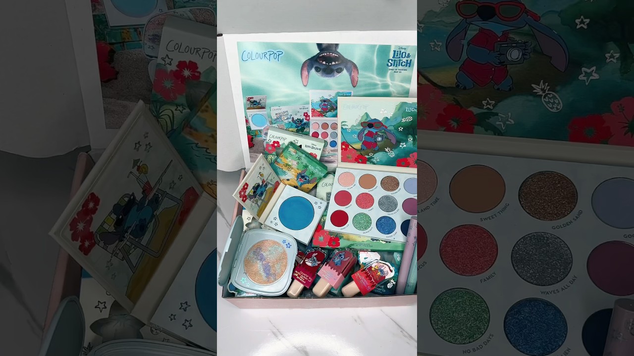 ( Lilo & stitch ) Disney collection  X   @ColourPop Cosmetics  😍🫶😍 