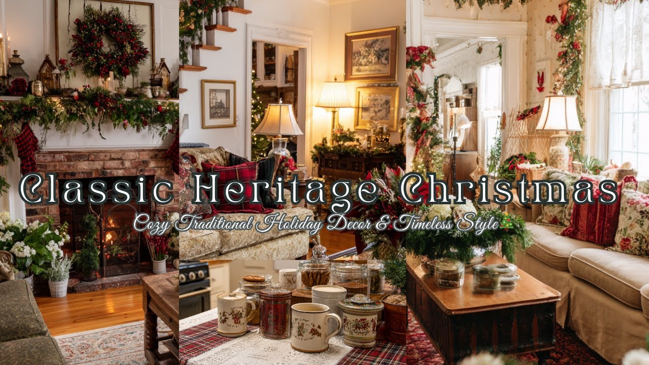 🎄Classic Heritage Christmas Home Tour 2025 | Cozy Traditional Holiday ...