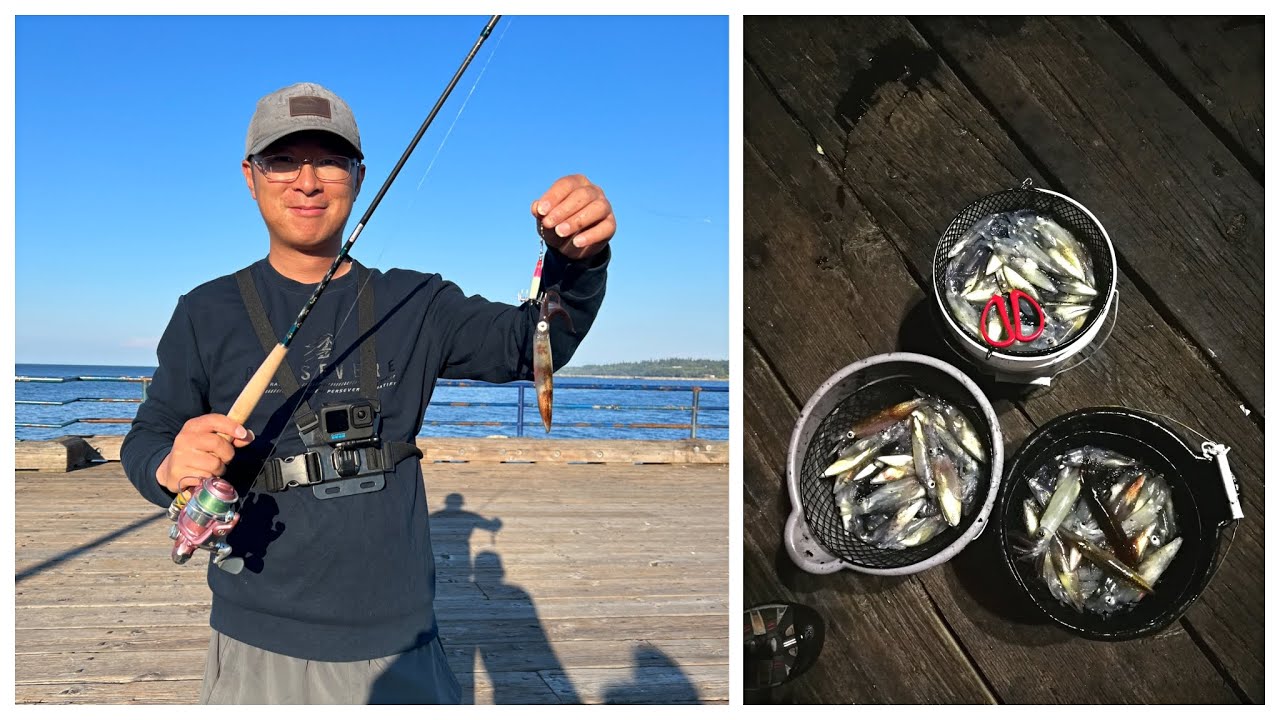 Bank fishing for Crappie in the winter with bobber and jig