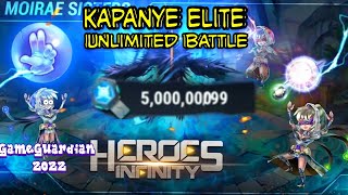 Unlimited tiket battle dengan Gameguardian ---_ Heroes Infinity: Super Heroes 2022 screenshot 4