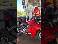 10 reais da o que de gasolina? NADA! #ducati #ducatipanigalev4s #panigale #panigalev4s